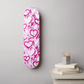 Pink Electric Love Skateboard Deck