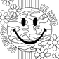 Be Happy Be Kind Coloring Sheet