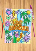 Load image into Gallery viewer, Los Angeles Coloring Sheet
