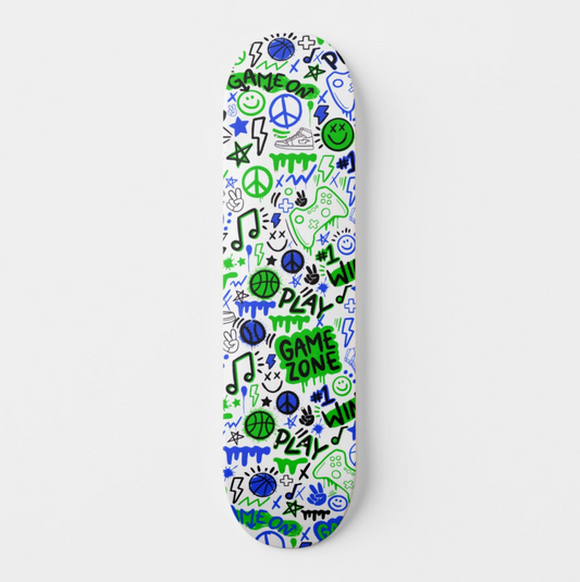 Game Zone Skateboard Deck
