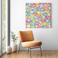 Lightning Love Graffiti Canvas Print