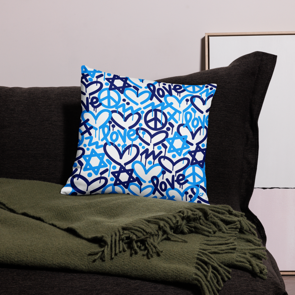 Jewish Love Throw Pillow