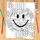 Be Happy Be Kind Coloring Sheet