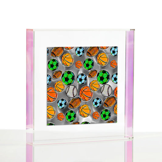 Boy Sports Pattern Wexel Float Frame