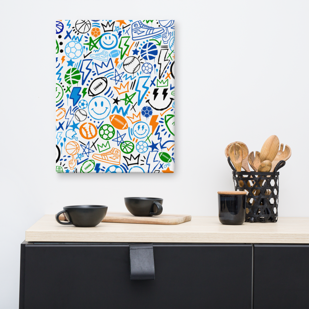 Boys Club Canvas Print