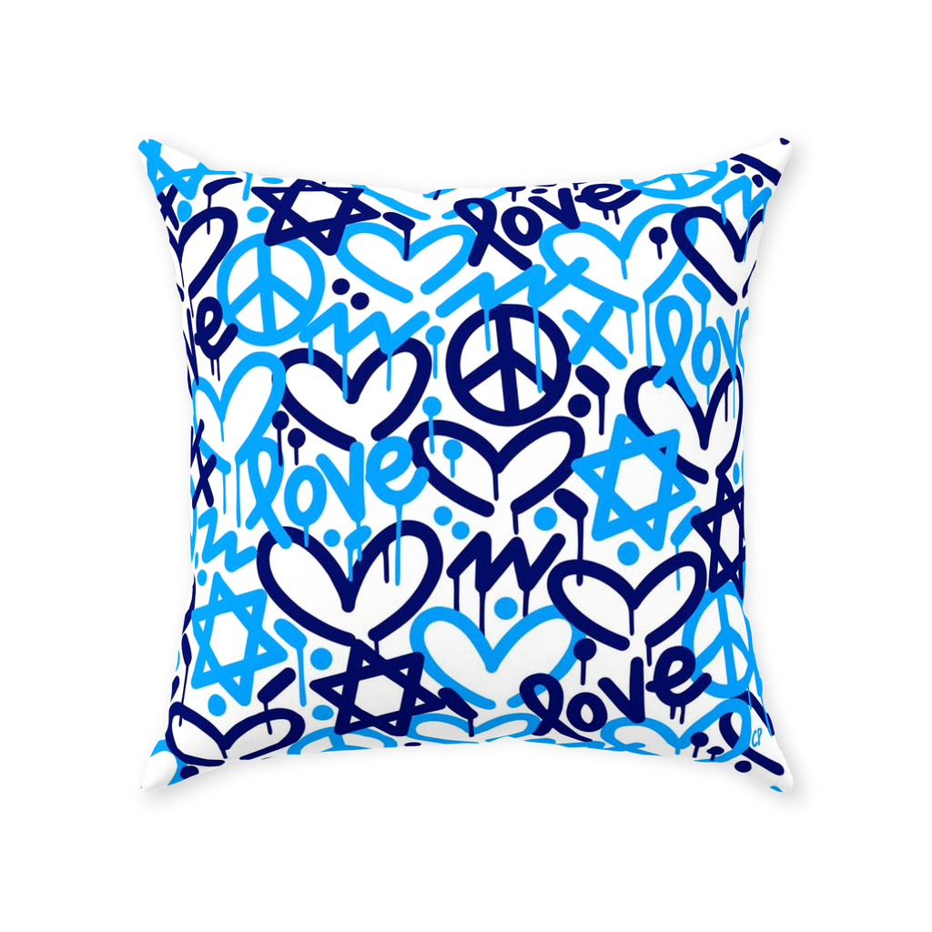 Jewish Love Throw Pillow