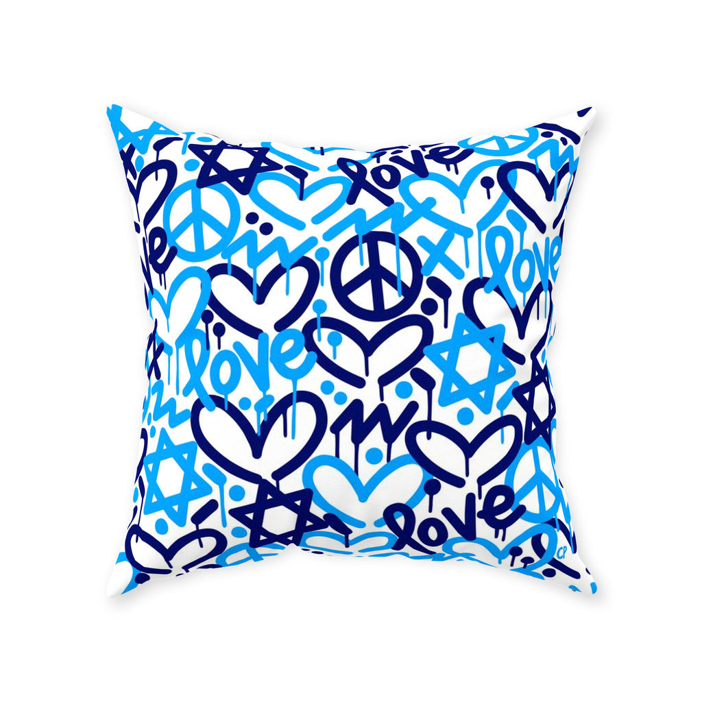 Jewish Love Throw Pillow