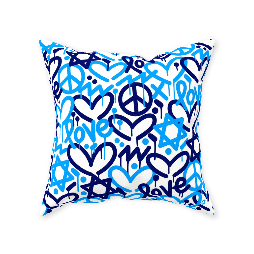 Jewish Love Throw Pillow