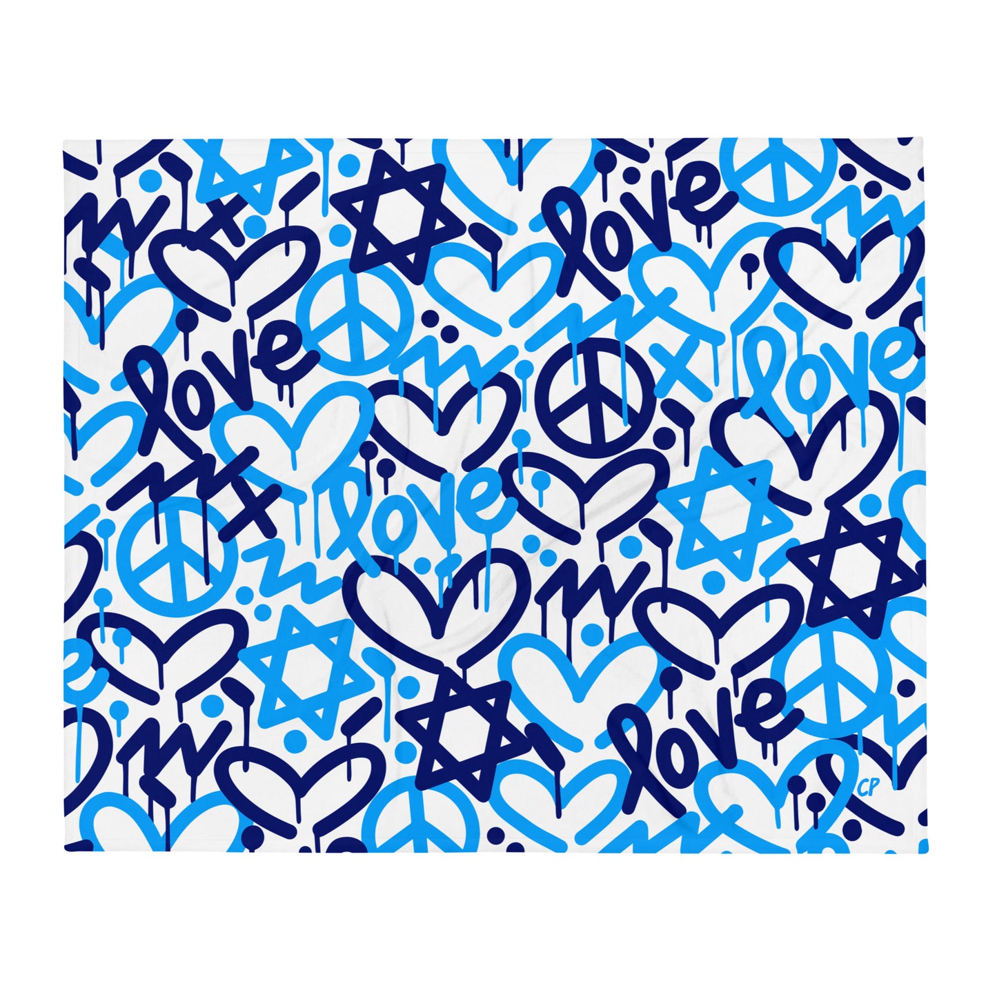 Jewish Love Throw Blanket