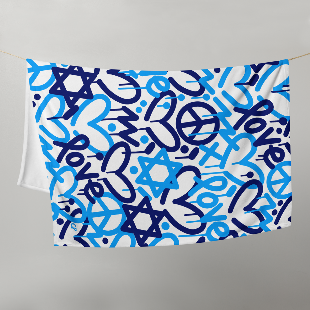 Jewish Love Throw Blanket