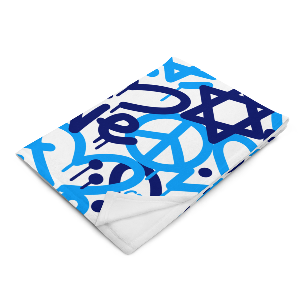 Jewish Love Throw Blanket