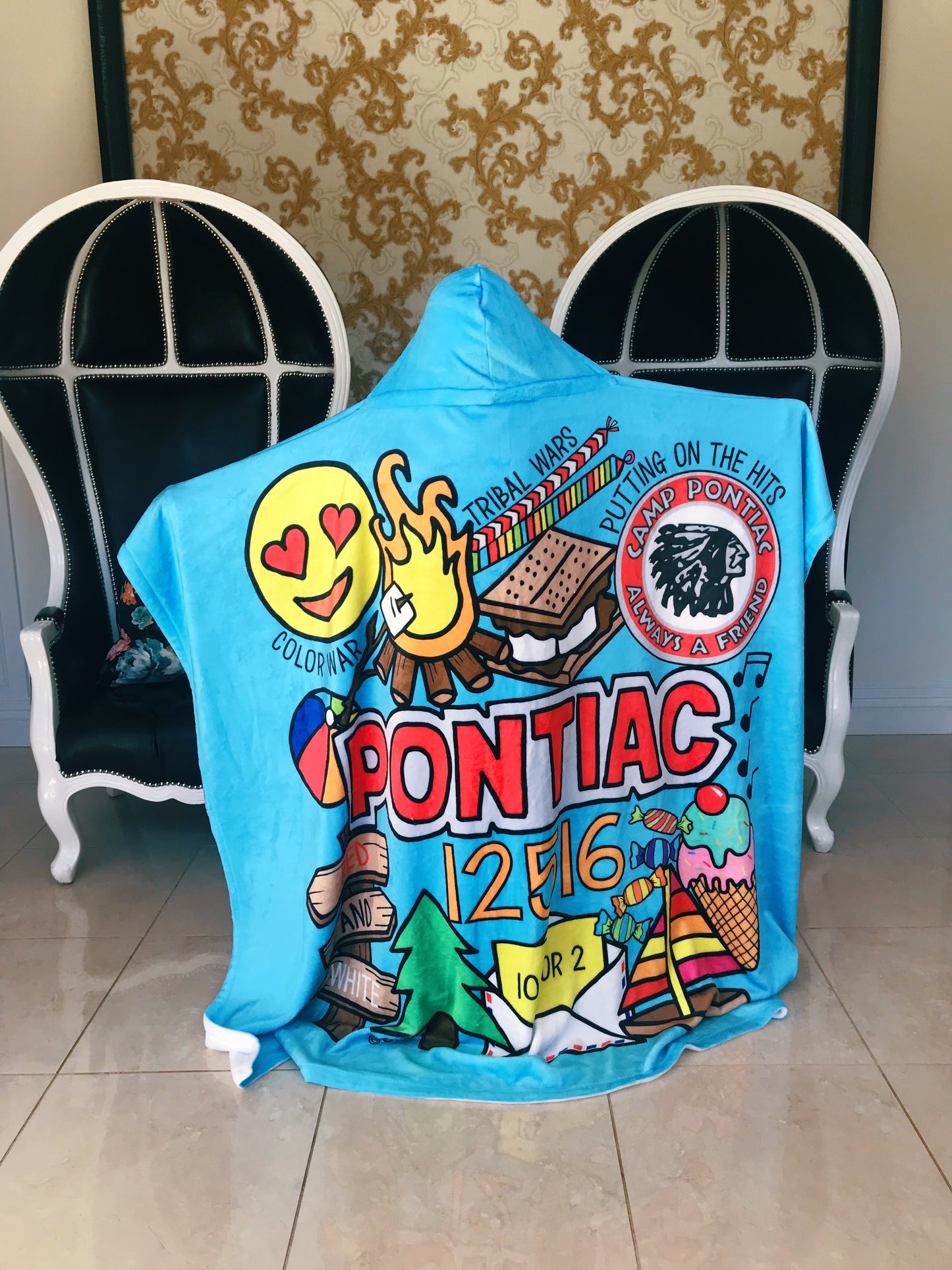 Pontiac Hooded Blanket