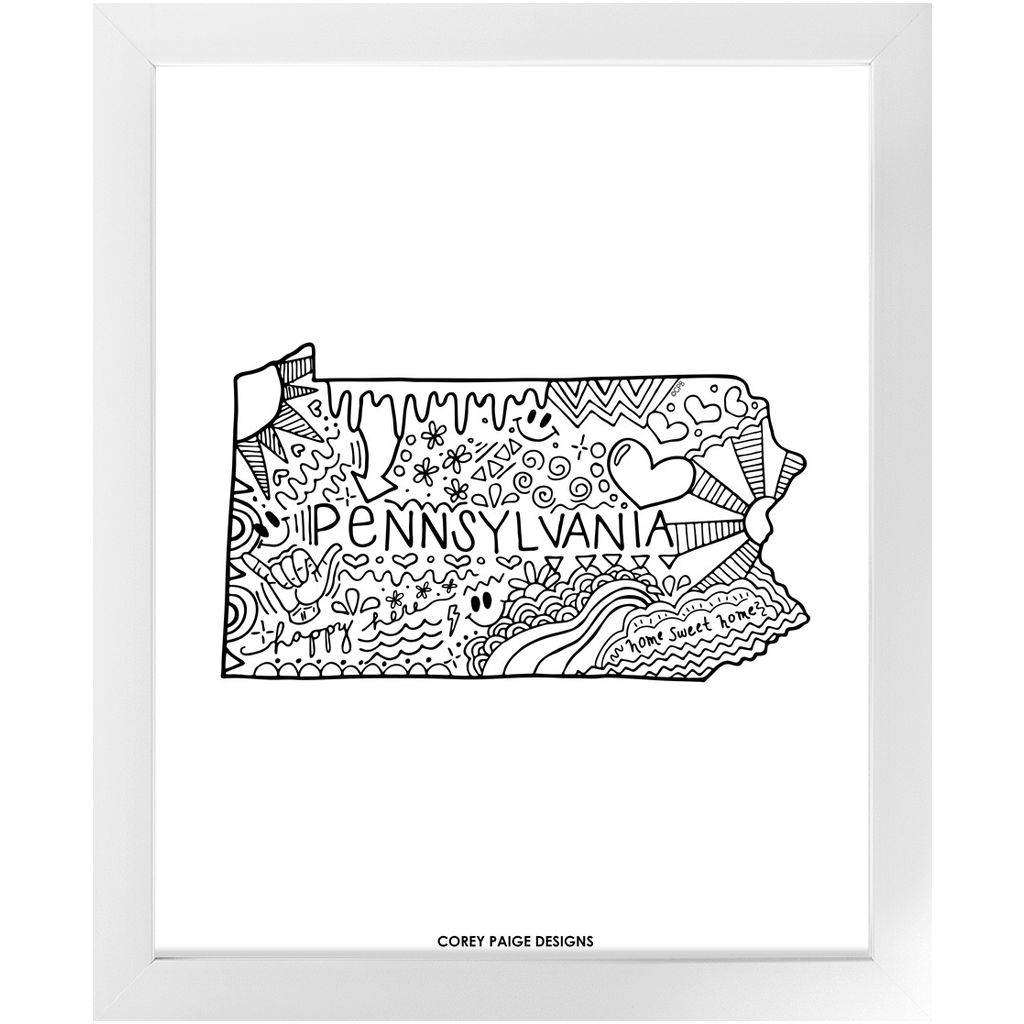 State Pride Framed Print