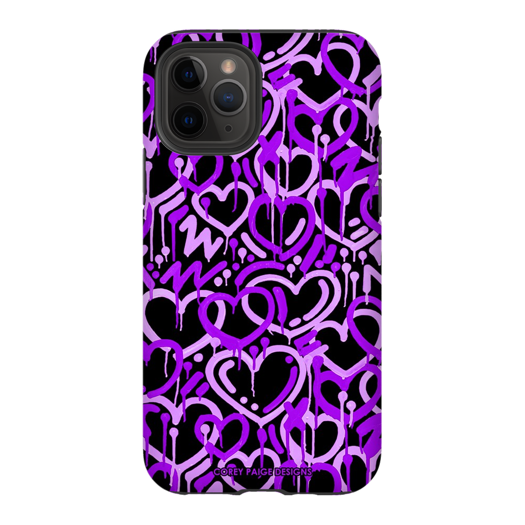 Purple Electric Love Phone Case
