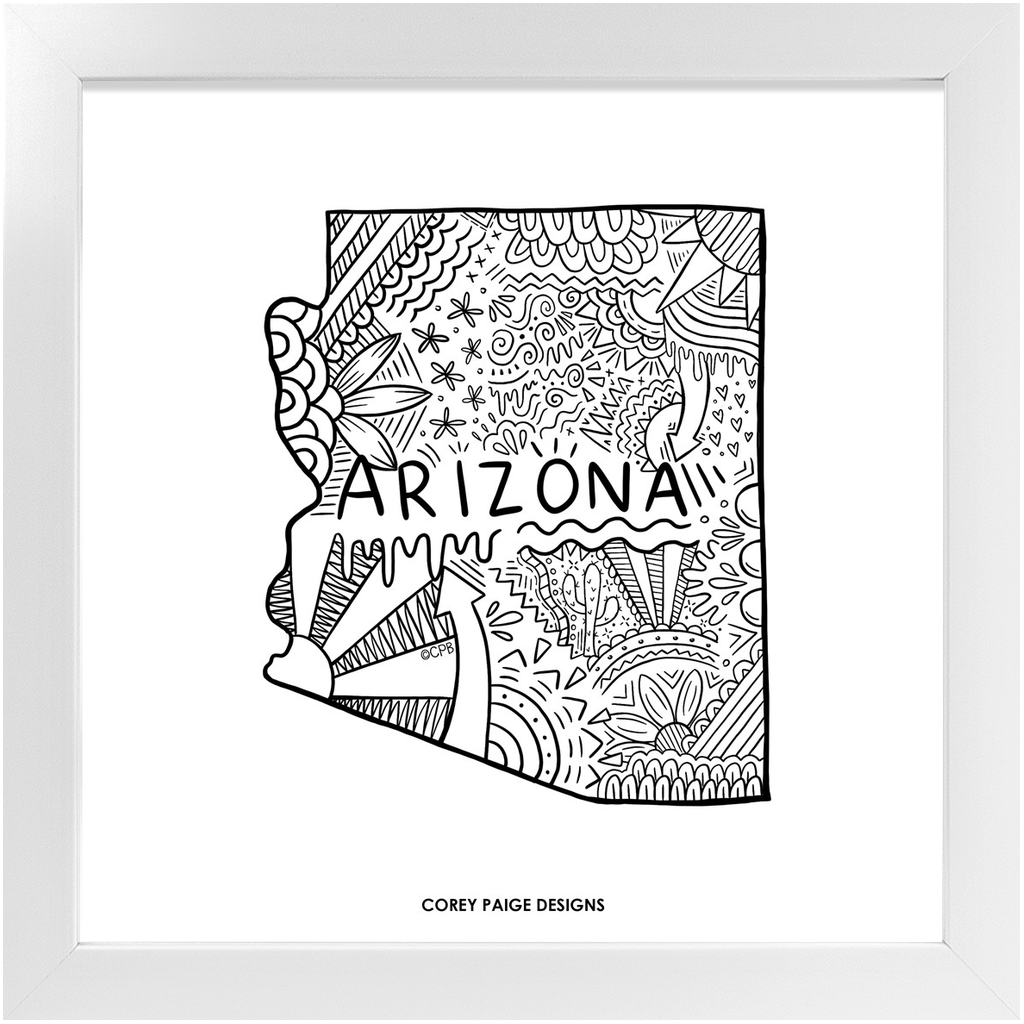 State Pride Framed Print
