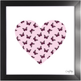 Load image into Gallery viewer, Butterfly Heart Framed Print
