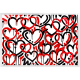 Electric Love College Colors Framed Print