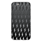 Gray Ombre Lightning Bolts iPhone Case