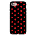 Load image into Gallery viewer, Red & Black Stars iPhone Case
