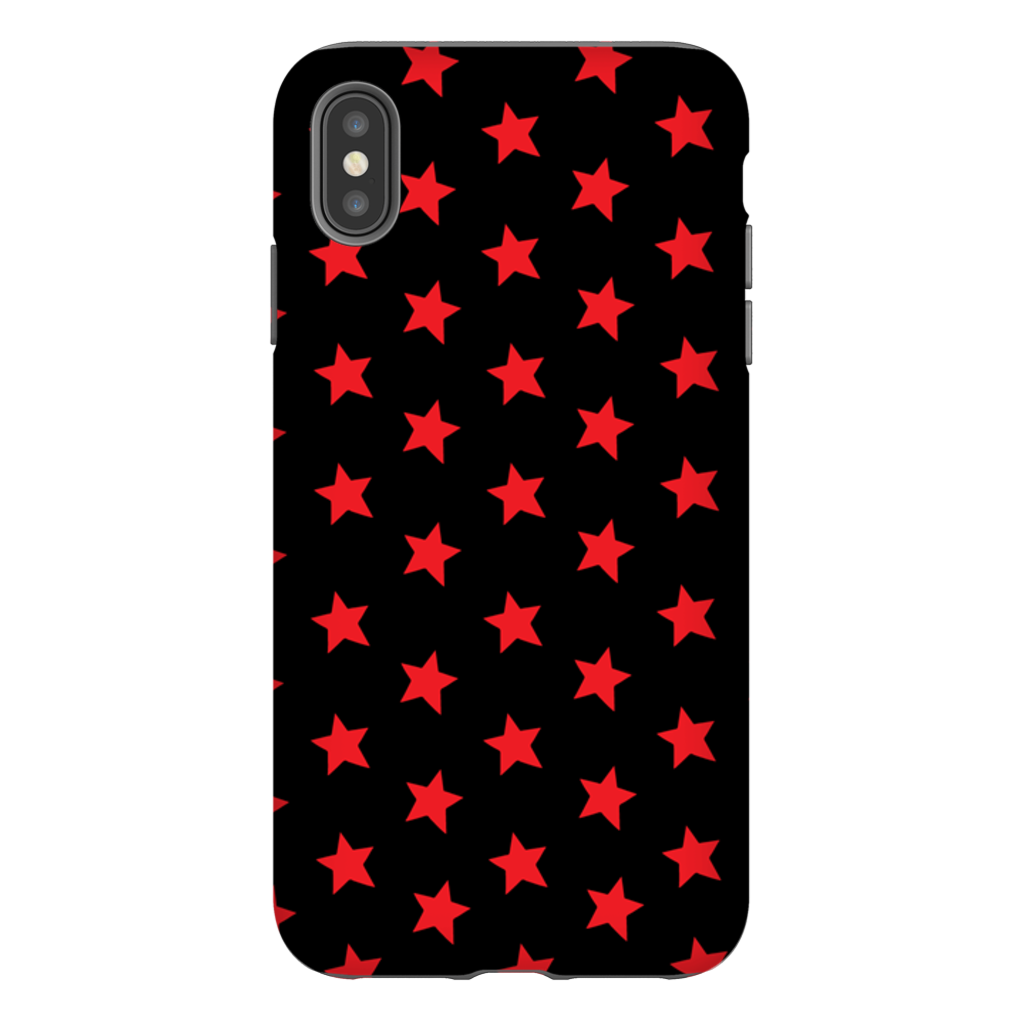 Red & Black Stars iPhone Case