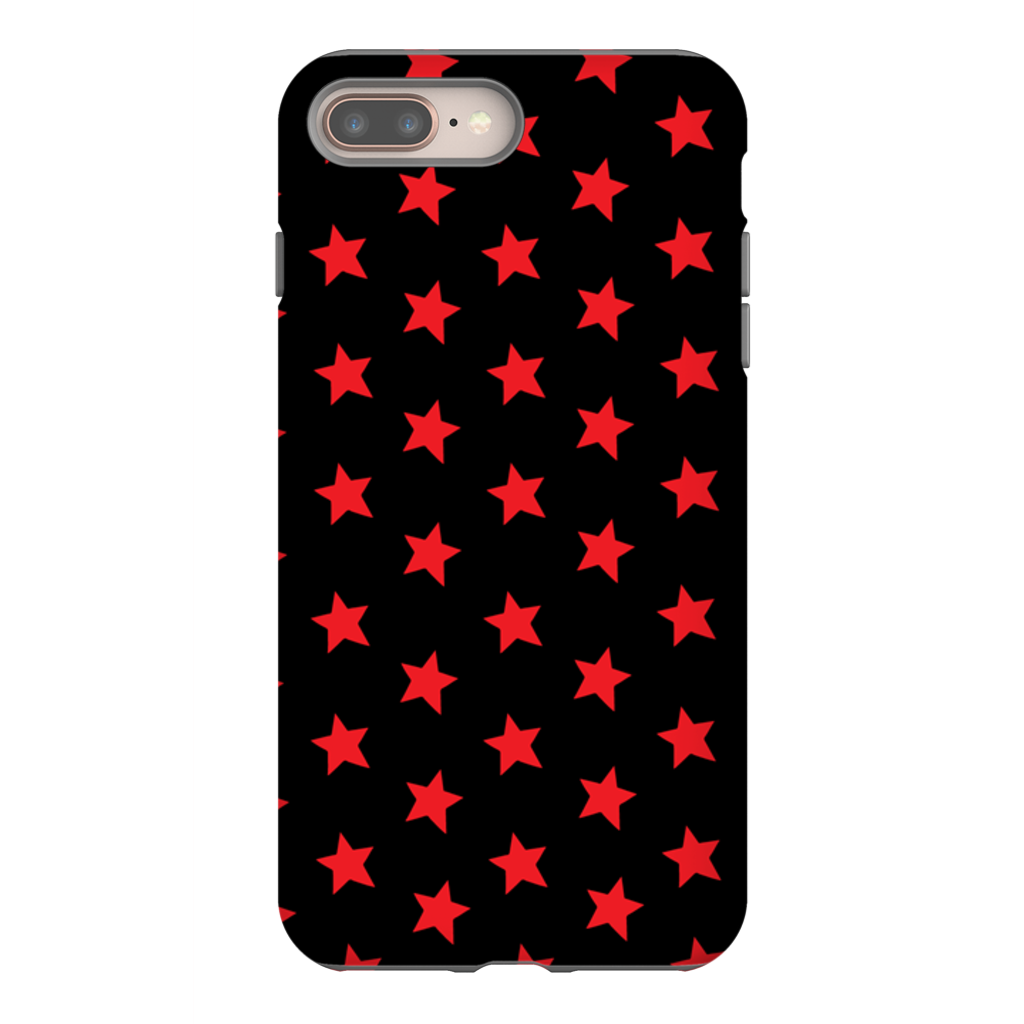 Red & Black Stars iPhone Case