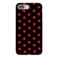 Load image into Gallery viewer, Red & Black Stars iPhone Case
