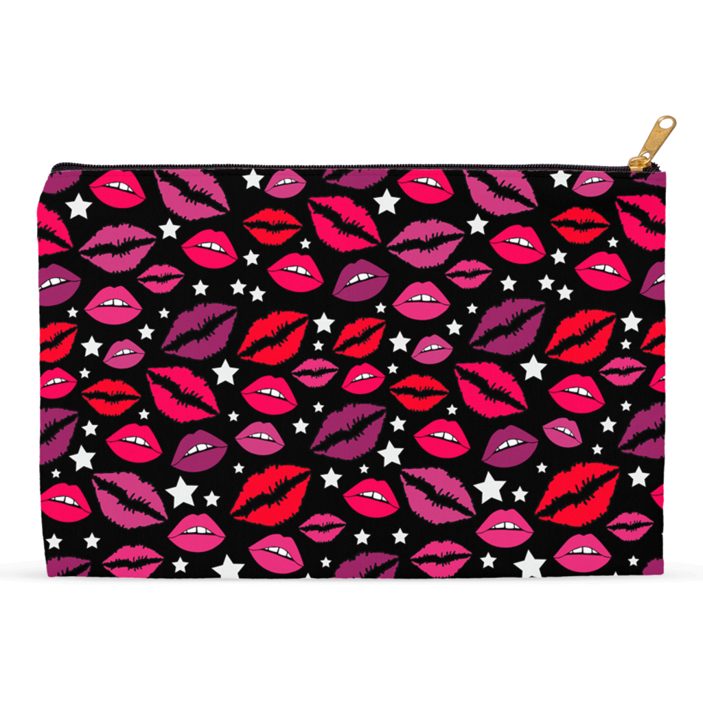 Lips & Stars Accessory Pouch