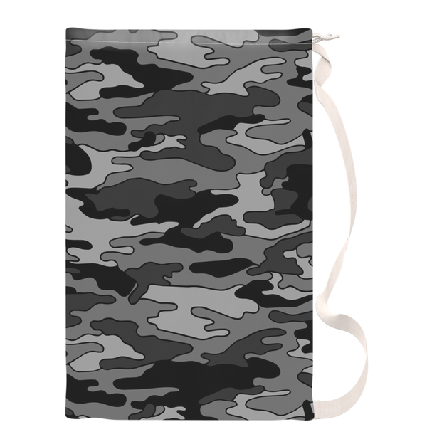 Gray Camouflage Laundry Bags