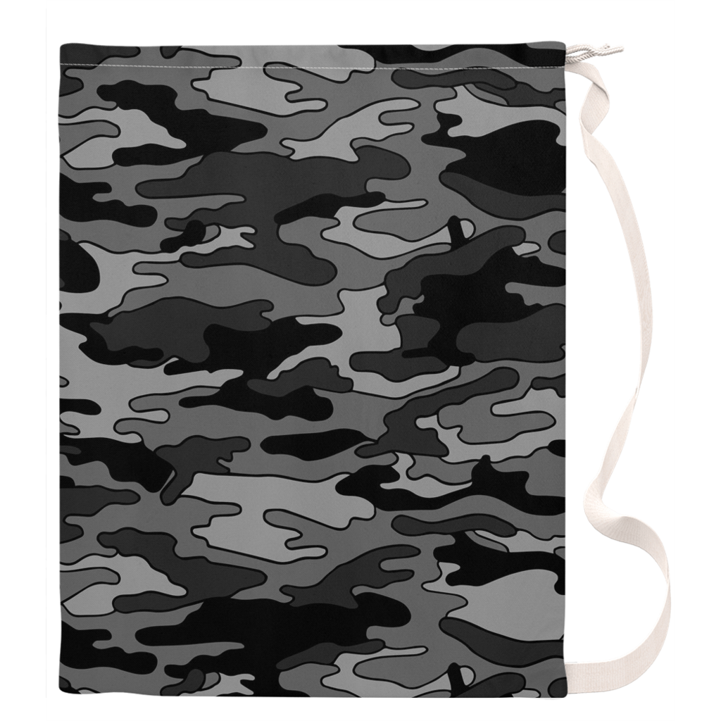 Gray Camouflage Laundry Bags