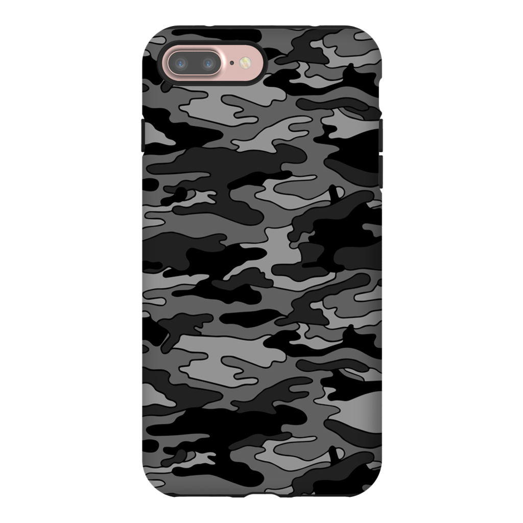 Gray Camouflage iPhone Case