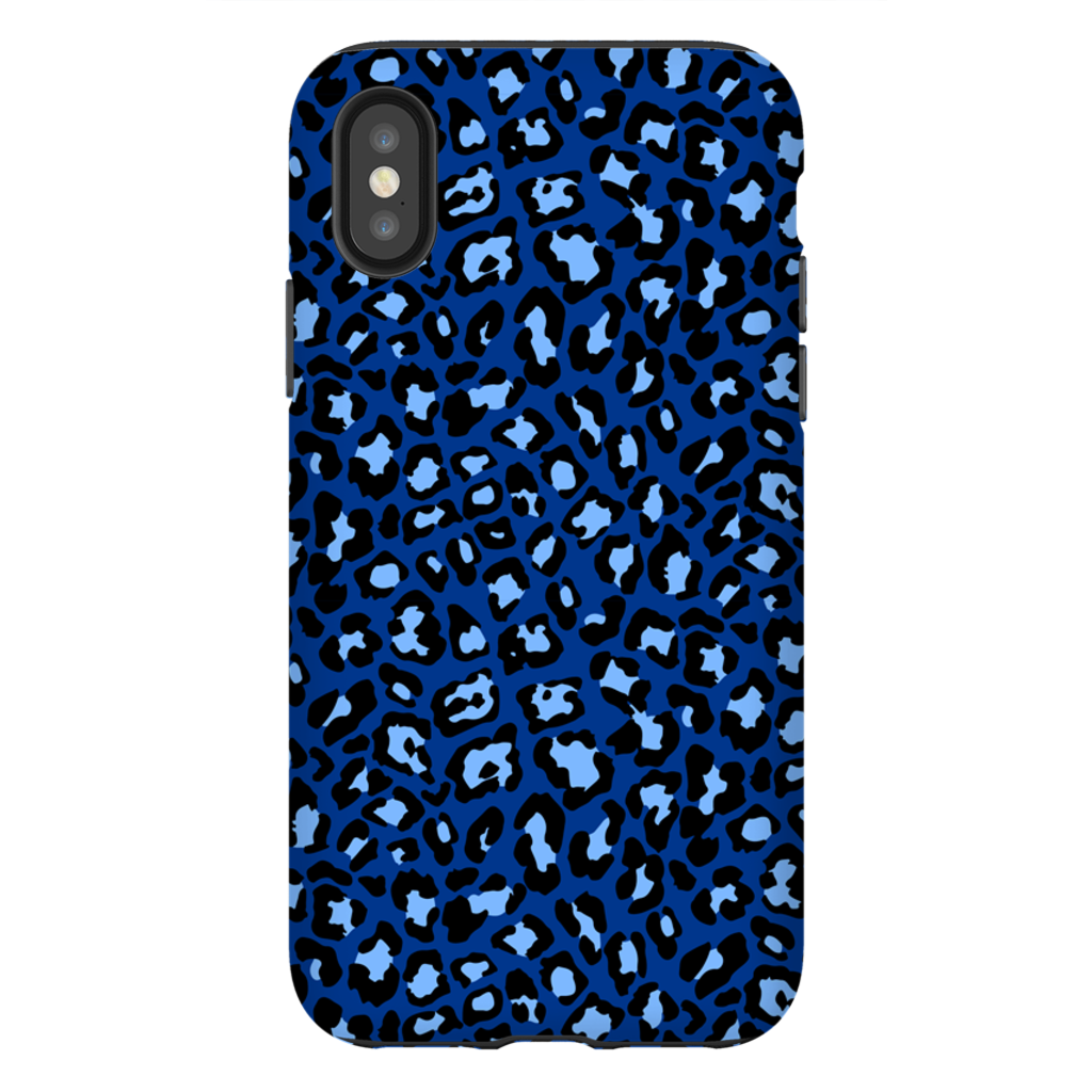 Blue Cheetah Phone Case