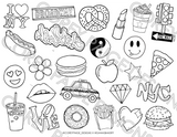 Corey Paige x Dana's Bakery Coloring Sheet Pack