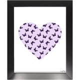 Butterfly Heart Framed Print