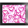 Load image into Gallery viewer, Pink & White Electric Love Framed Print

