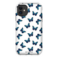 Blue Butterflies White iPhone Case