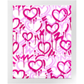 Load image into Gallery viewer, Pink Electric Love Portrait Framed Print
