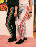 Load image into Gallery viewer, Beachy Camo Red Striped Joggers
