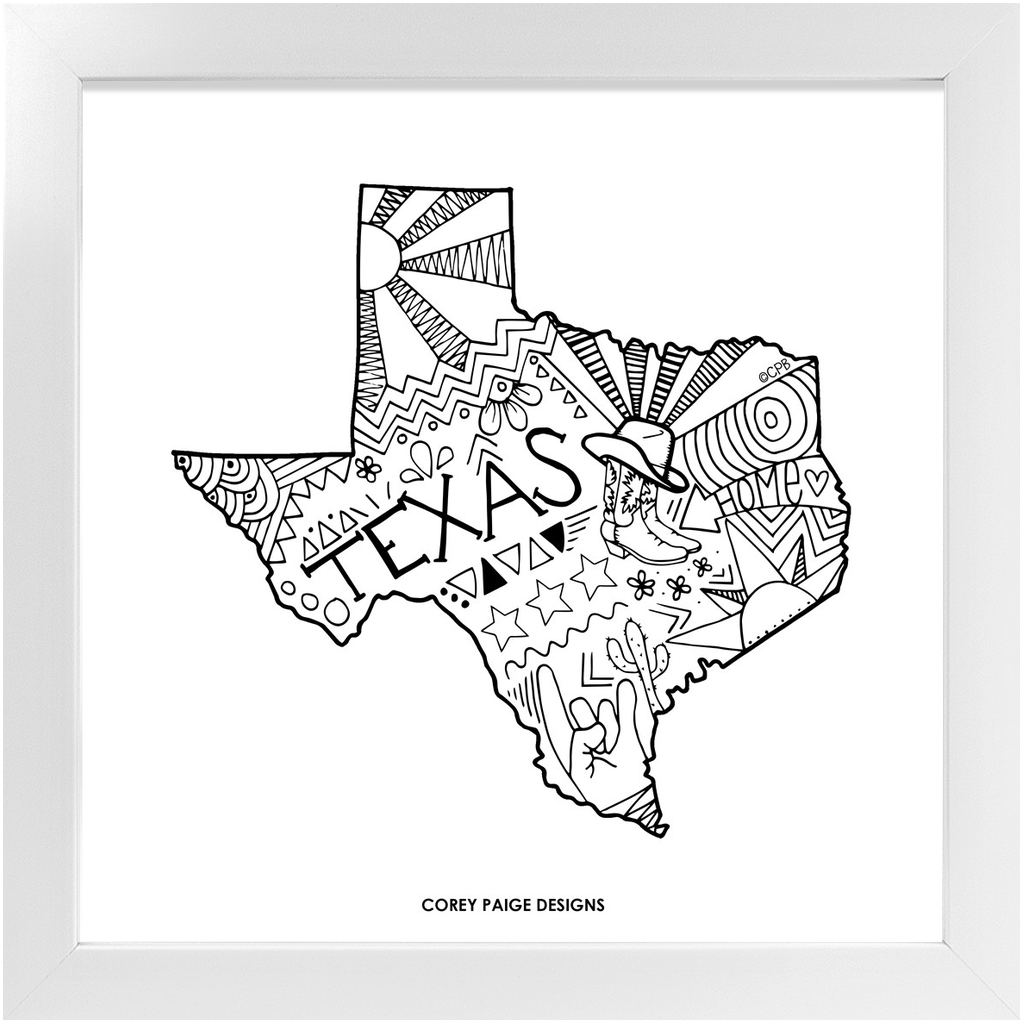 State Pride Framed Print