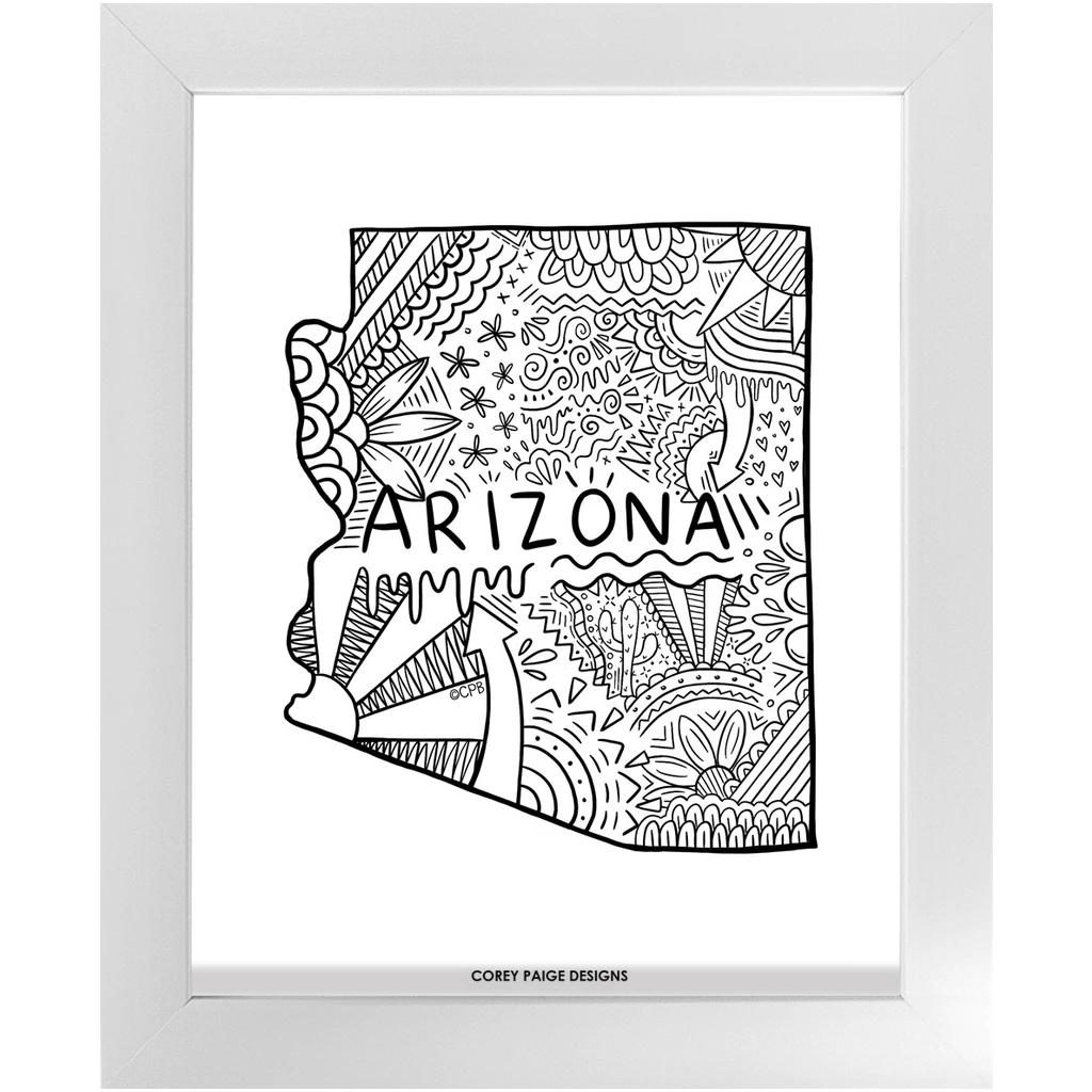 State Pride Framed Print