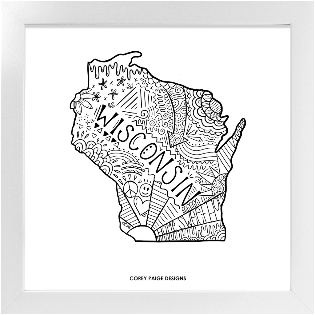 State Pride Framed Print