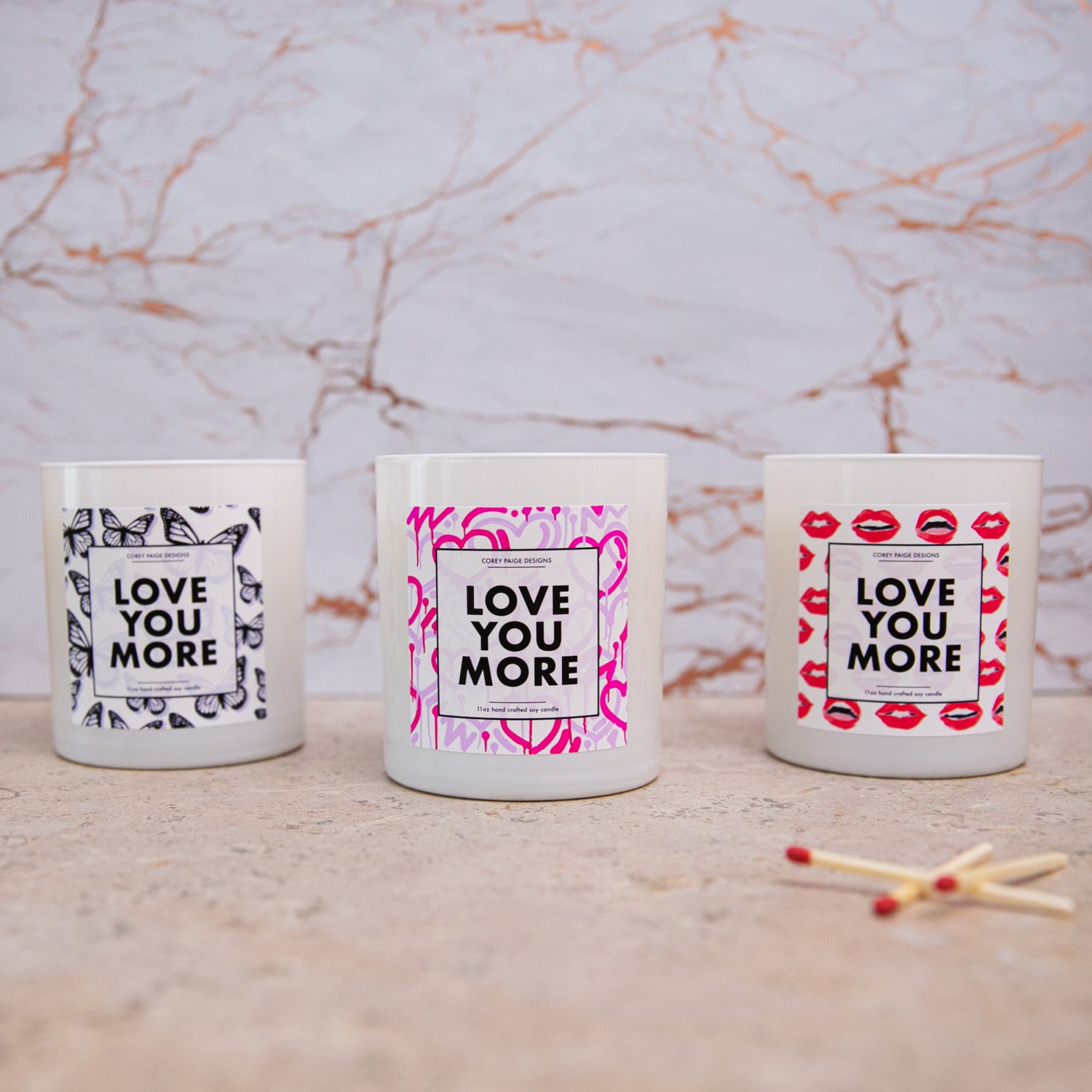 Love You More Candle Collection