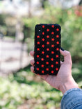 Load image into Gallery viewer, Red & Black Stars iPhone Case
