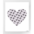 Load image into Gallery viewer, Butterfly Heart Framed Print
