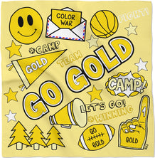 Go Gold Color War Bandana