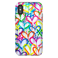 Load image into Gallery viewer, Rainbow Graffiti Hearts Phone Case
