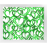 Electric Love College Colors Framed Print