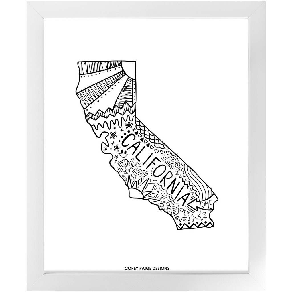 State Pride Framed Print