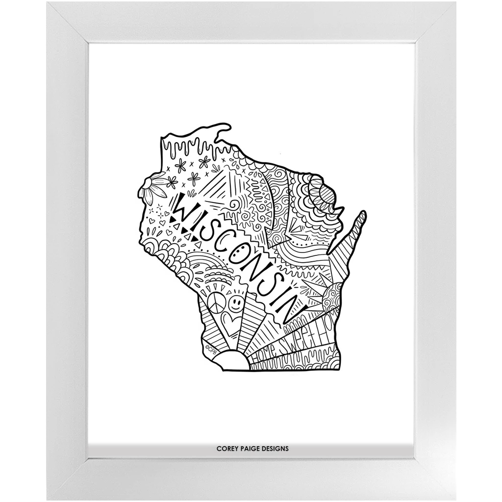 State Pride Framed Print