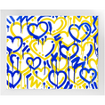 Load image into Gallery viewer, Electric Love College Colors Framed Print
