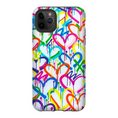 Load image into Gallery viewer, Rainbow Graffiti Hearts Phone Case
